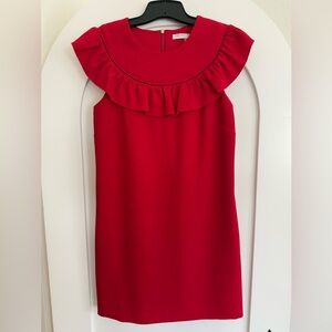 Trina Turk Vibrant Red Textured Fabric